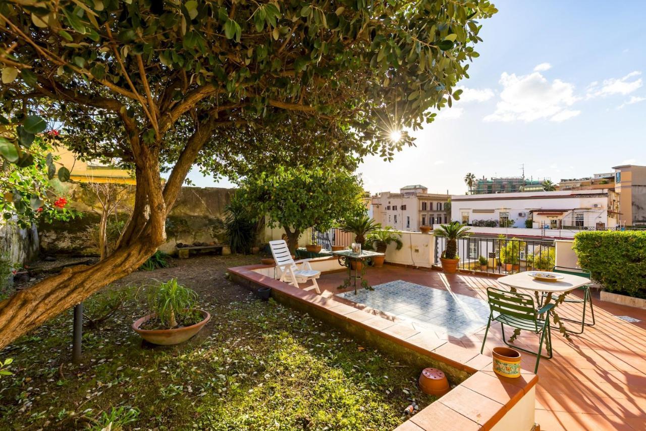 Villa Paola - Hidden Panoramic Garden And Terraces By Napoliapartments Nápoles Exterior foto