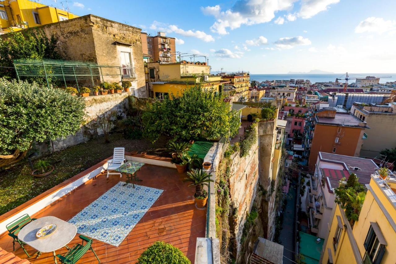 Villa Paola - Hidden Panoramic Garden And Terraces By Napoliapartments Nápoles Exterior foto