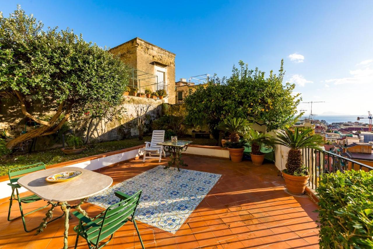 Villa Paola - Hidden Panoramic Garden And Terraces By Napoliapartments Nápoles Exterior foto