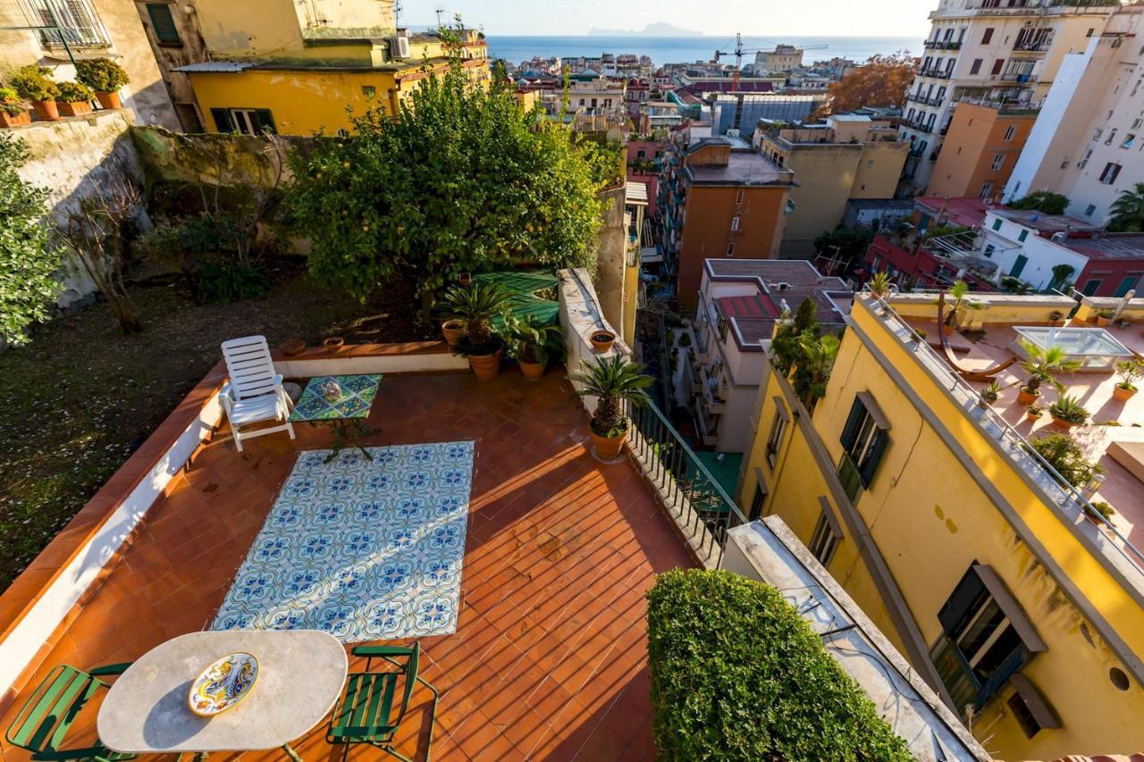Villa Paola - Hidden Panoramic Garden And Terraces By Napoliapartments Nápoles Exterior foto