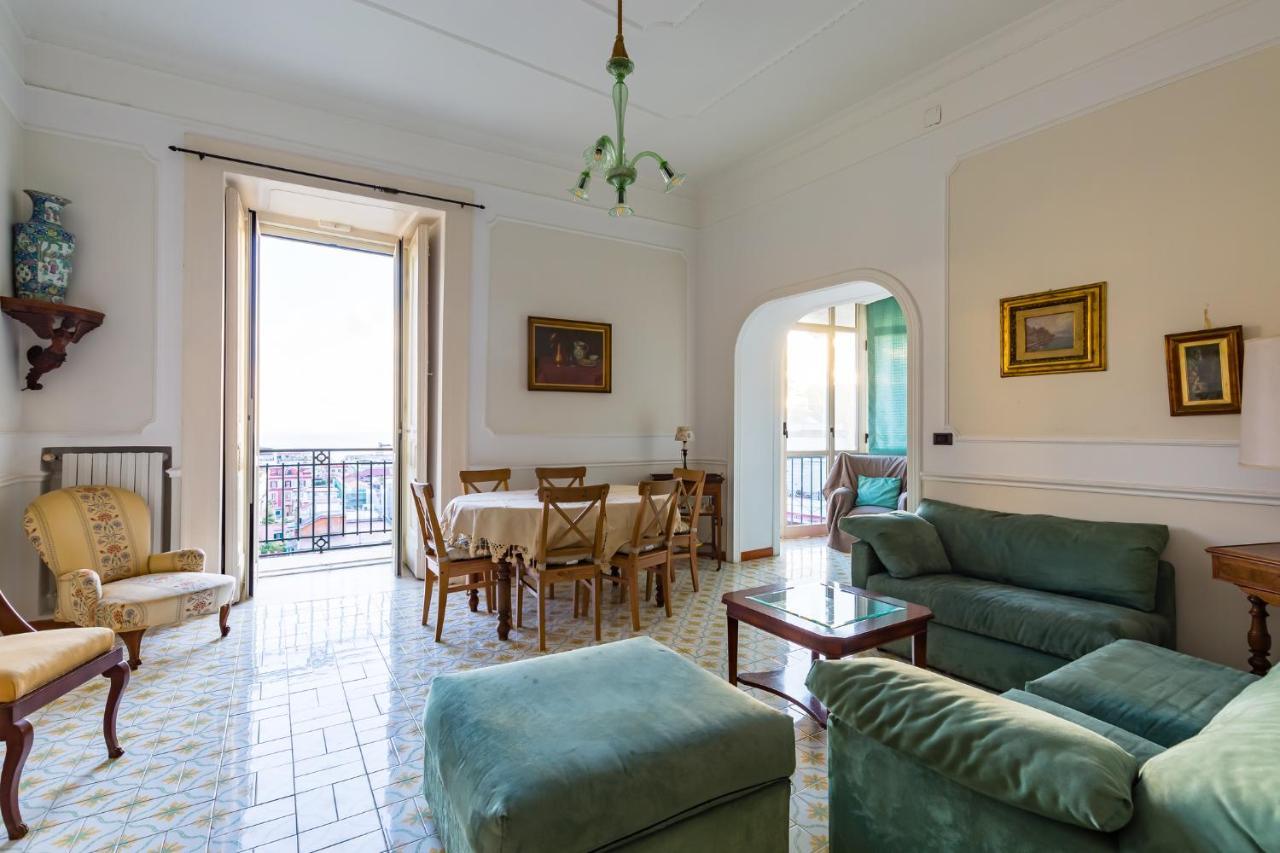 Villa Paola - Hidden Panoramic Garden And Terraces By Napoliapartments Nápoles Exterior foto
